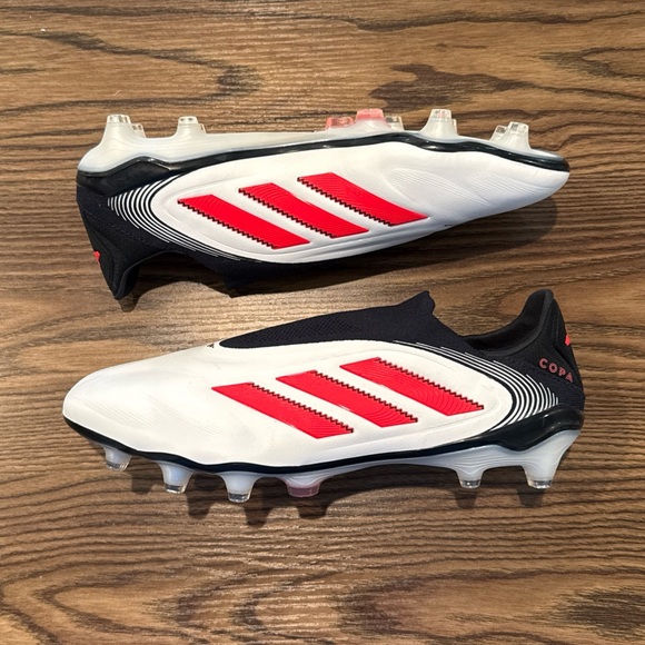 Size 10.5 adidas Copa Pure 3 Elite LL FG Soccer Cleats White Black Red IH0076